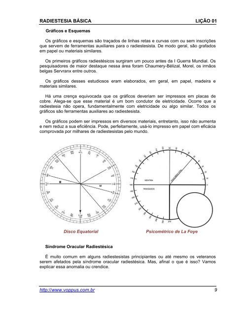 Radiestesia Lição 1