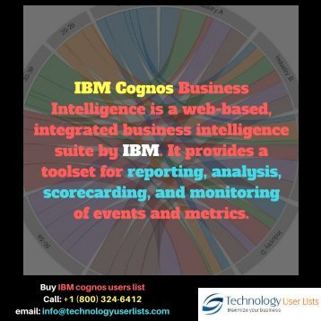 IBM Cognos erp users list