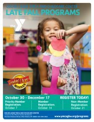 Oscar Lasko YMCA and Childcare Center Fall Program Guide