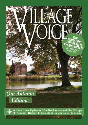 Village Voice Oct / Nov 2017 Issue 182