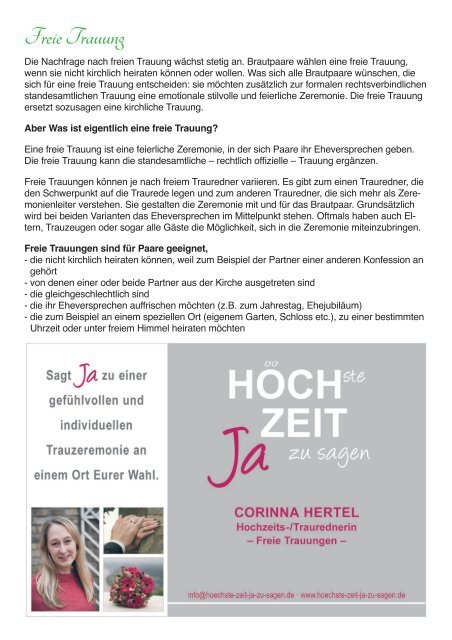 Your Happy Moments Hochzeitsmagazin 2017 - Sonderausgabe Bad Berneck -