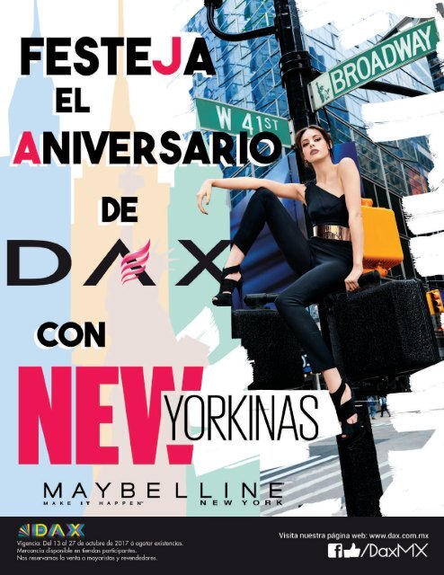 Festeja el aniversario de Dax con new yorkinas