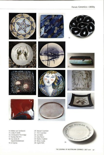 The Journal of Australian Ceramics Vol 50 No 2 July 2011