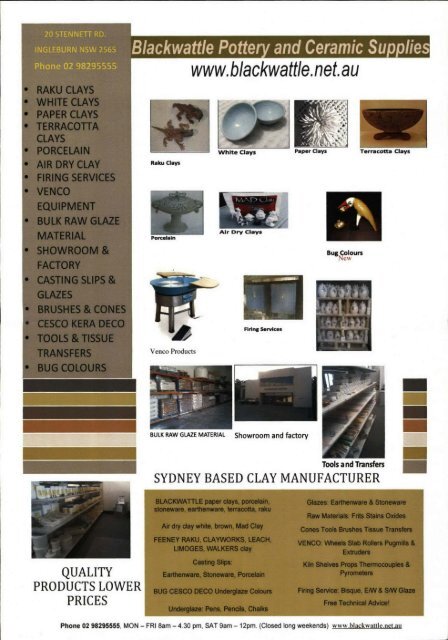 The Journal of Australian Ceramics Vol 50 No 3 November 2011