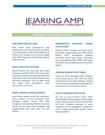 Enewsletter Jejaring AMPL September 2017