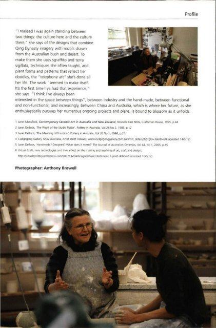 The Journal of Australian Ceramics Vol 51 No 2 July 2012