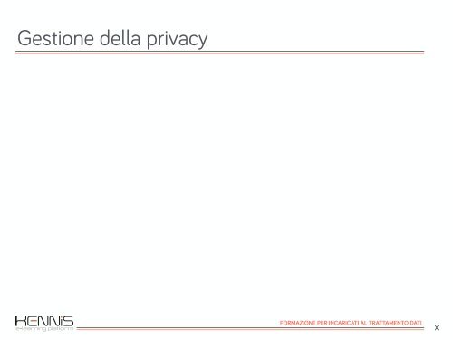 Regolamento e codice Privacy