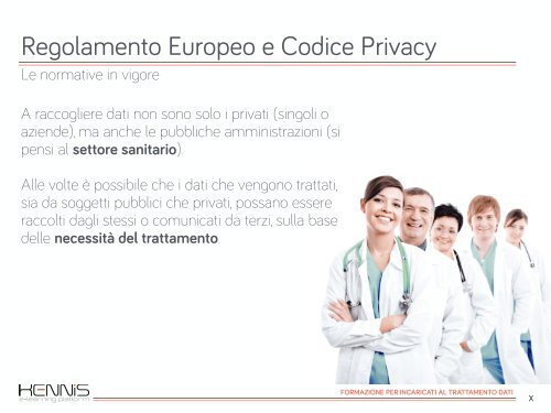 Regolamento e codice Privacy