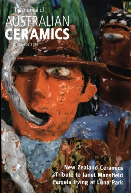 The Journal Of Australian Ceramics Vol 52 No 1 April 2013