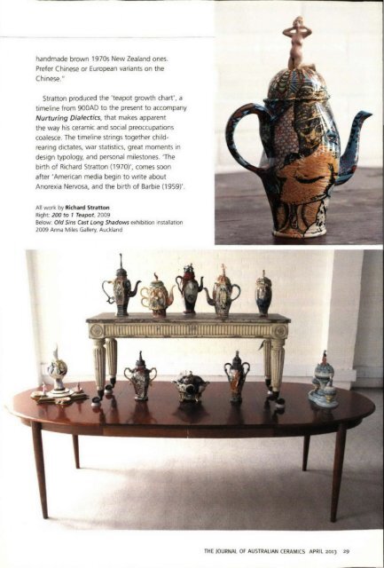 The Journal of Australian Ceramics Vol 52 No 1 April 2013