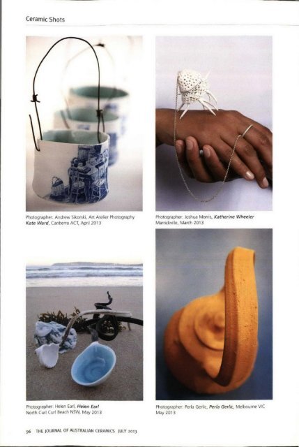 The Journal of Australian Ceramics Vol 52 No 2 July 2013