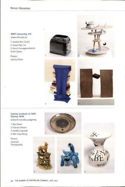 The Journal of Australian Ceramics Vol 52 No 2 July 2013