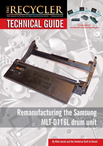 Remanufacturing the  Samsung  MLT-D116L