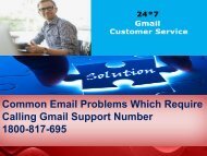 Common Email Problems Which Require Calling Gmail Support Number