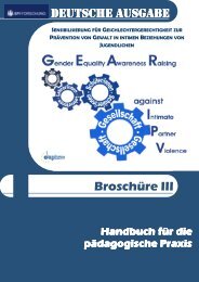 German GEAR against IPV Booklet III (Teachers Manual