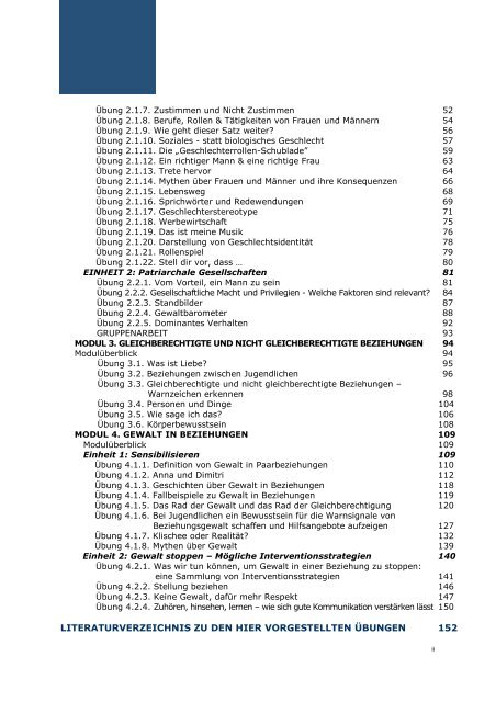 German GEAR against IPV Booklet III (Teachers Manual