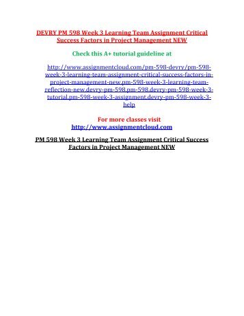 pm 598 Free essay: pm 598 final exam keller purchase here product description tco a) all the below are tools and. pm 598 Free essay: pm 598 final exam keller purchase here product description tco a) all the below are tools and.