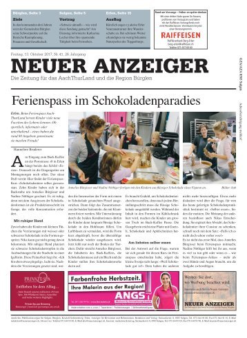Neuer Anzeiger 13. Oktober 2017