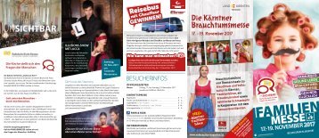 Besucherfolder Familienmesse Klagenfurt2017