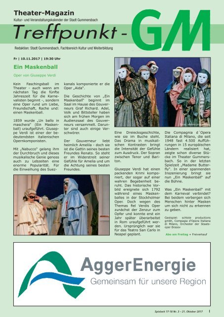 Gummersbacher Stadtmagazin Oktober 2017