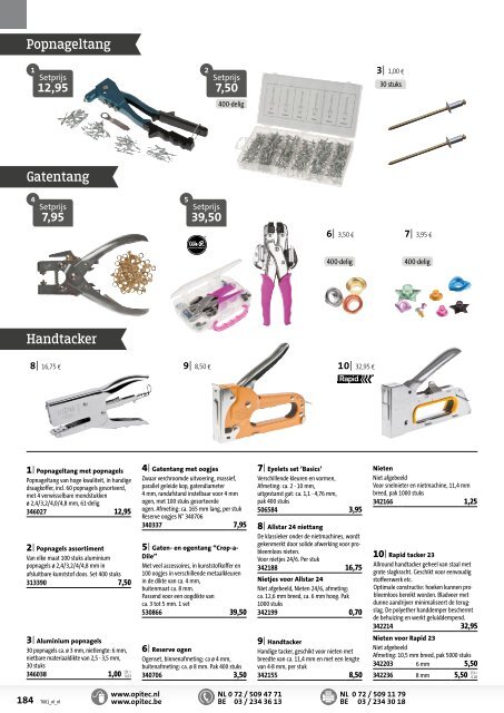 OPITEC Hoofdcatalogus Nederland 2017/18 (T001)