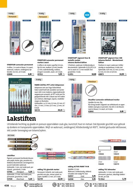 OPITEC Hoofdcatalogus Nederland 2017/18 (T001)