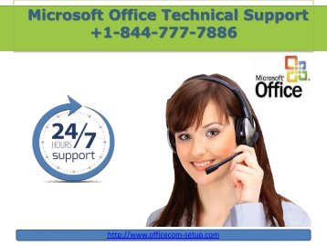 Microsoft Office Setup TollFree Number 1-844-777-7886