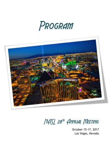 28th Annual Meeting Program Book