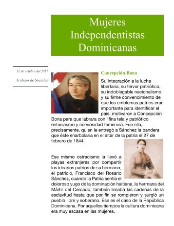 Mujeres Independentistas Dominicanas