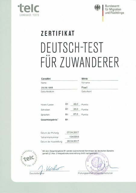 B1 Zertifikat Kaufen Ohne Prüfung Deutsch Zertifikat B1