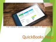 QuickBooks Help US-800-715-9104