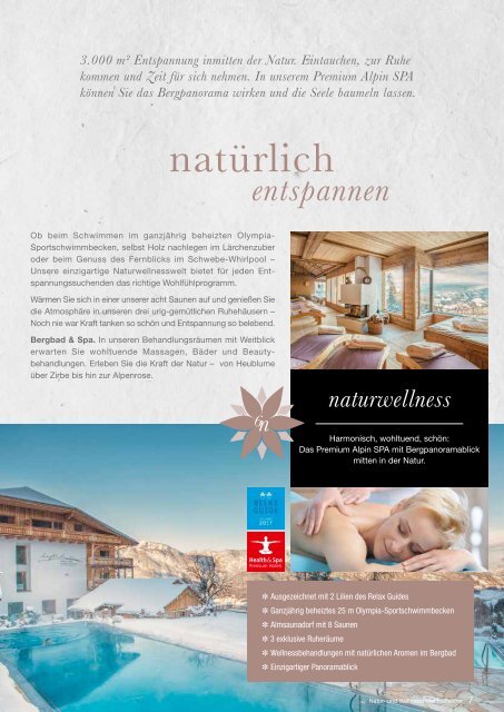 Natur- und Wellnesshotel Höflehner 2017&2018