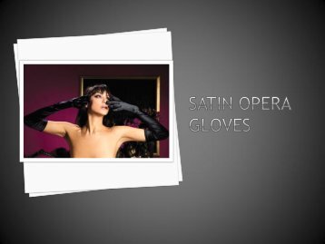 Satin Opera Gloves