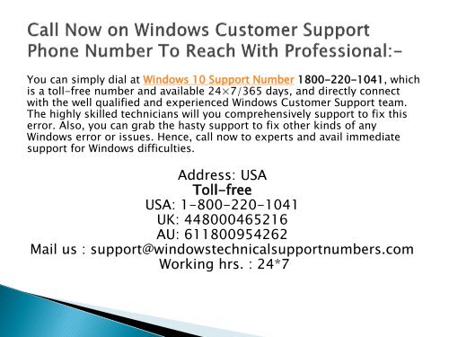 Dial 18002201041 Fix Windows 10 Error Code 80240020