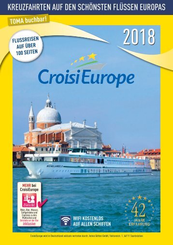 PRO REISEN | Croisi Europe Flusskreuzfahrten 2018