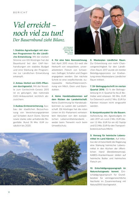 Allgemeine Bauernzeitung  - Ausgabe 03 - 2017 (Kärntner Bauernbund)