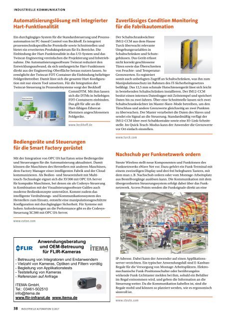 Industrielle Automation 5/2017