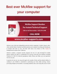 McAfee Support