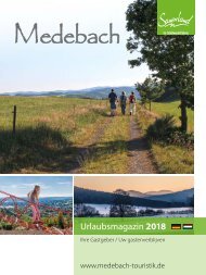 Urlaubsmagazin Medebach 2018