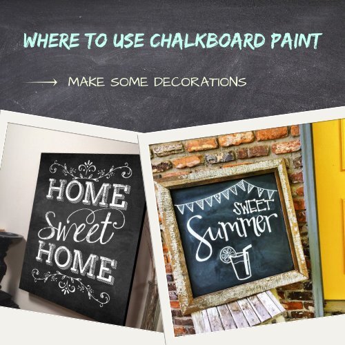 Beginner's guide to chalkboard paint