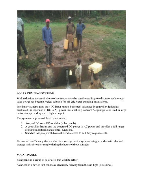 final report of internship EWB Rwanda Mukindo water project by Ntambara Sylvestre Owen Berbason