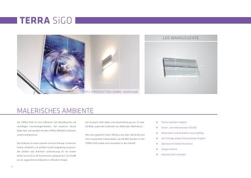 TERRA LIGHTING - Produktkatalog 10/2017