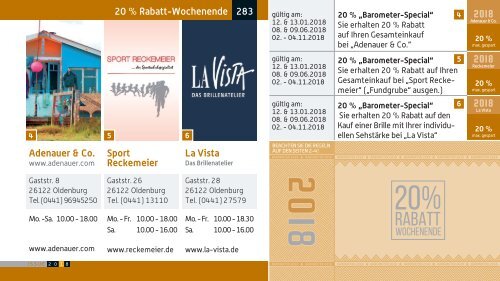 BAROMETER OLDENBURG | Limitierte Ausgabe 2018