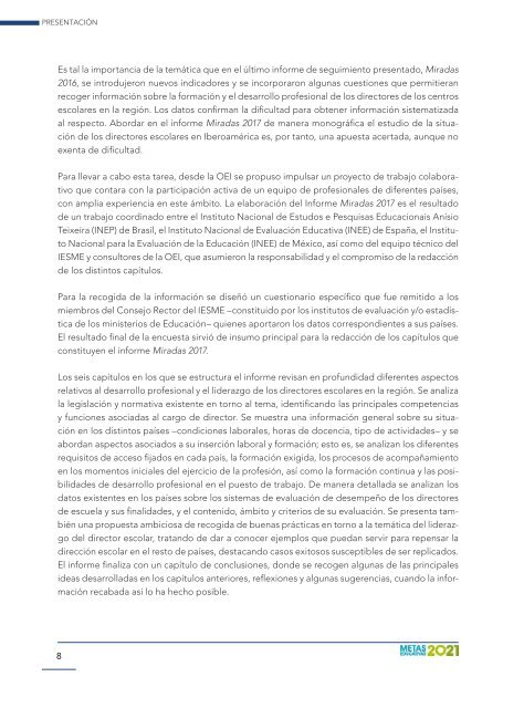 Miradas sobre la educación en Iberoamerica 2017 (OEI)