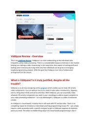 Viddyoze Review - Why Should Use It?