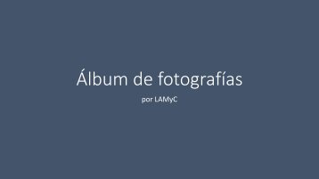 Álbum de fotografías