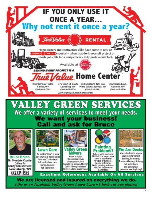 The WV Daily News Real Estate Showcase & More - October 2017