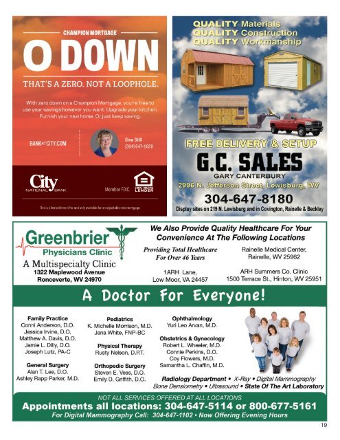 The WV Daily News Real Estate Showcase & More - October 2017