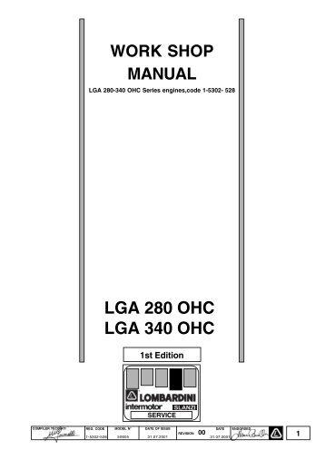 LGA 280 OHC LGA 340 OHC - Henrik A Fog A/S
