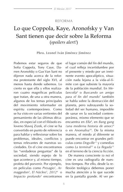 Revista El Mesías - Num 05